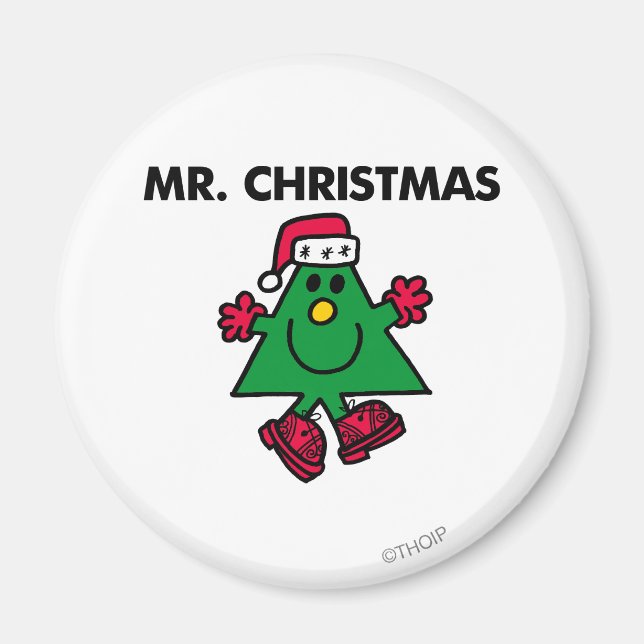 Mr. Christmas | Festive Hat & Gloves Magnet (Front)