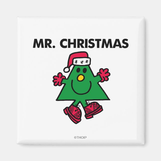 Mr. Christmas | Festive Hat & Gloves Magnet (Front)