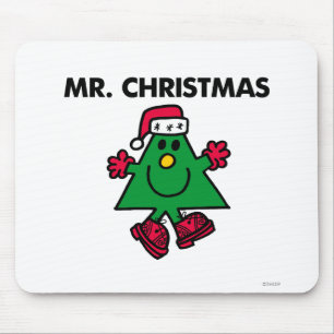 Mr. Christmas   Festive Hat & Gloves Mouse Pad