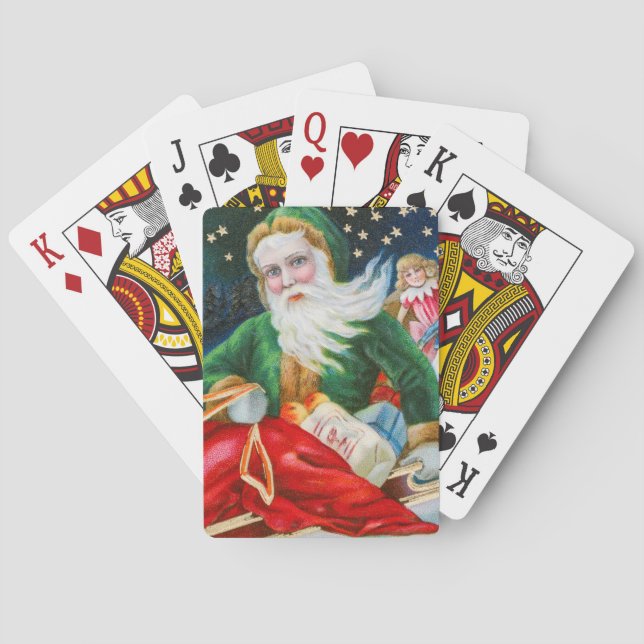 Mr Christmas | Vintage Santa Claus Playing Cards (Back)