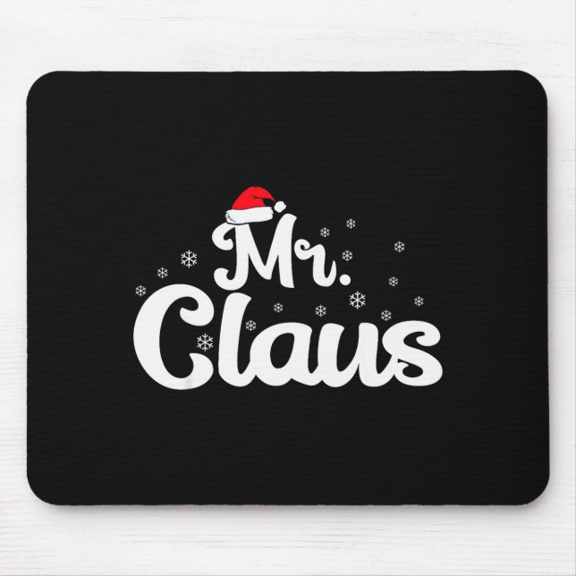 Mr Claus Christmas Family Matching Pajama  Mouse Pad (Front)