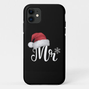 Mr Claus Couples Matching Christmas Pyjamas Santa iPhone 11 Case