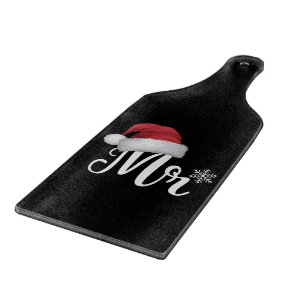 Mr Claus Couples Matching Christmas Pyjamas Santa Cutting Board