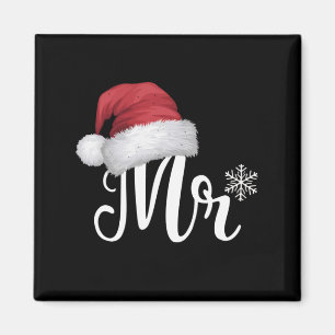 Mr Claus Couples Matching Christmas Pyjamas Santa Magnet