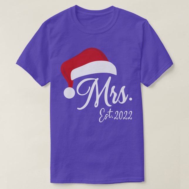 Mr Claus & Mrs Claus Est T-Shirt (Design Front)