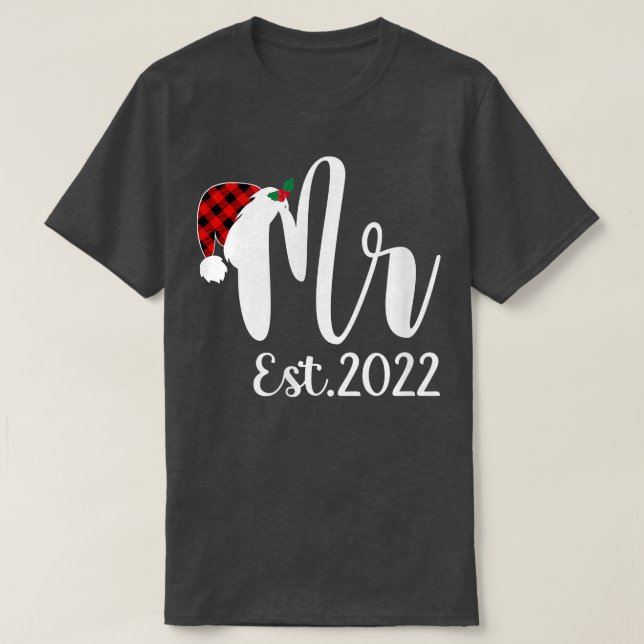 Mr Claus & Mrs Claus Est T-Shirt (Design Front)