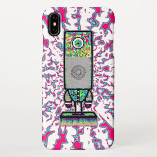 Mr. colourful psychedelic one eyed speaker v1 iPhone case