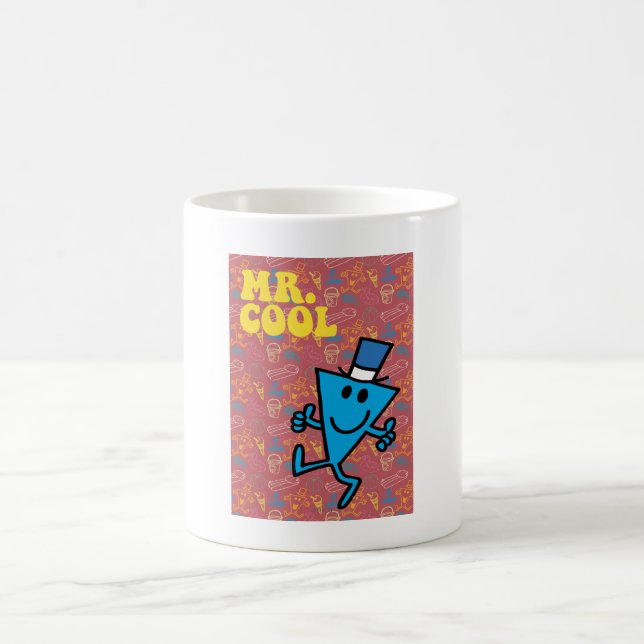 Mr. Cool | Colourful Background Coffee Mug (Center)