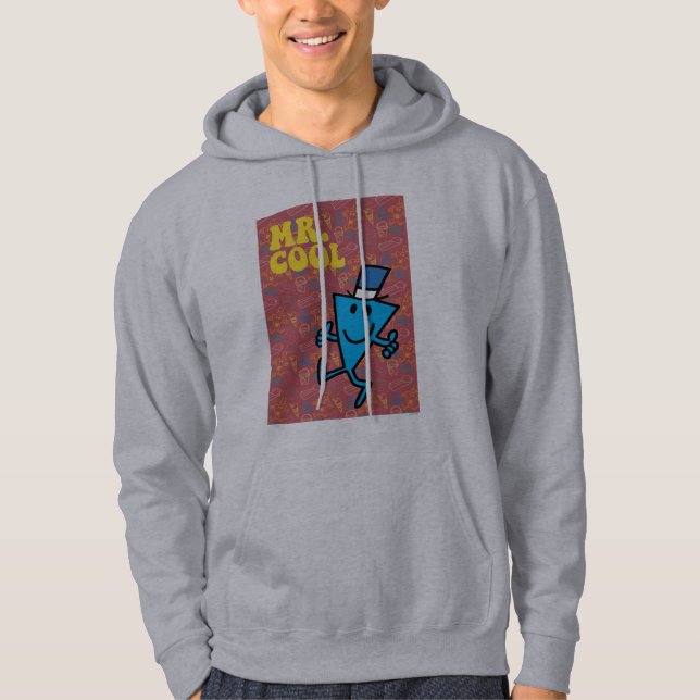 Mr. Cool | Colourful Background Hoodie (Front)