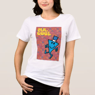 Mr. Cool Colourful Background Tri-Blend Shirt