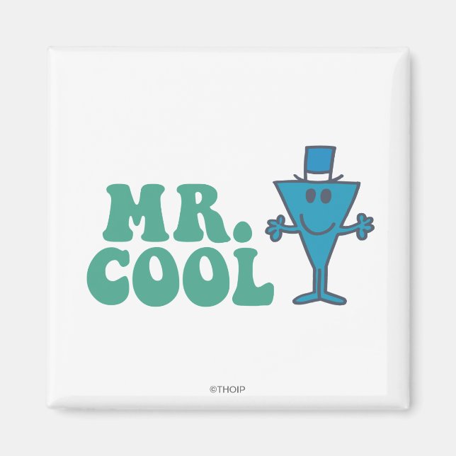 Mr. Cool | Logo Design Magnet (Front)