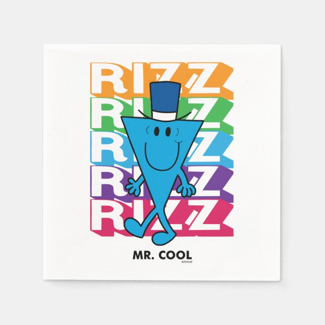 Mr. Cool Rizz Napkin (Front)