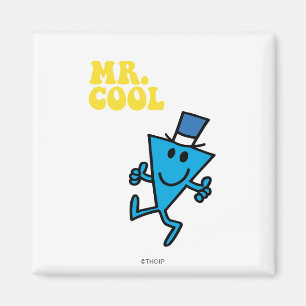 Mr. Cool Yellow Lettering Magnet