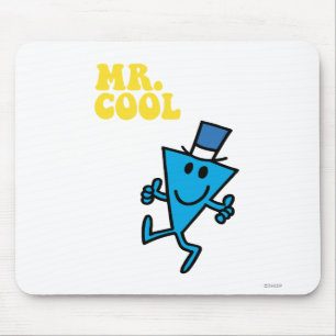 Mr. Cool   Yellow Lettering Mouse Pad