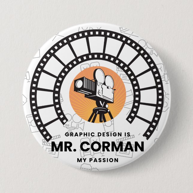Mr. Corman Pin (Front)