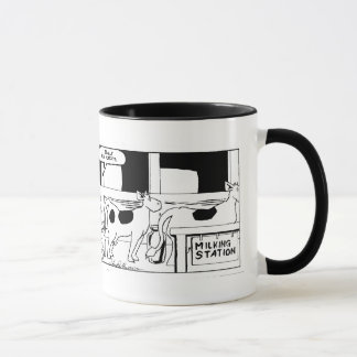 Mr Cow -- I Really Hate Mondays Ringer Mug