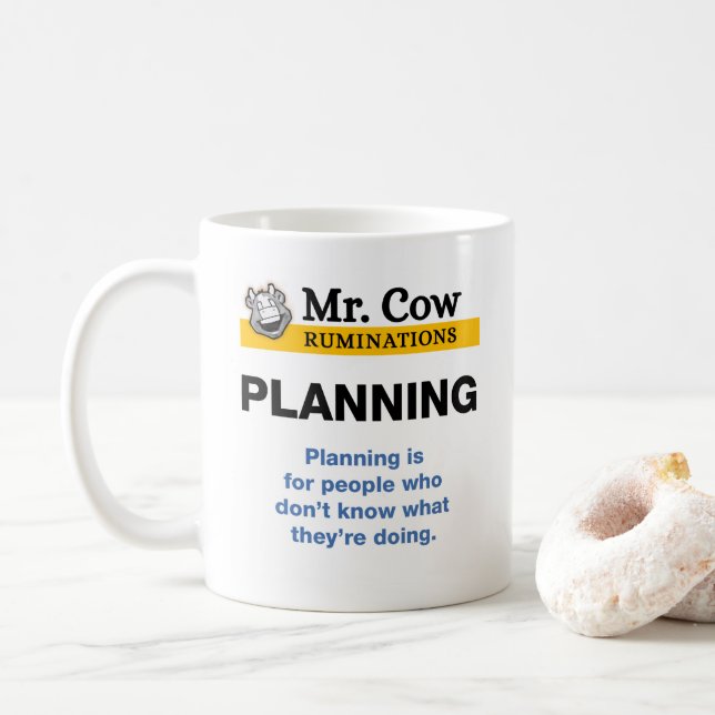 Mr. Cow Mug - Planning (With Donut)