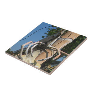 Mr Crustacean AKA Lobster Head ... Buddhist Hell Ceramic Tile