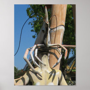 Mr Crustacean AKA Lobster Head ... Buddhist Hell Poster