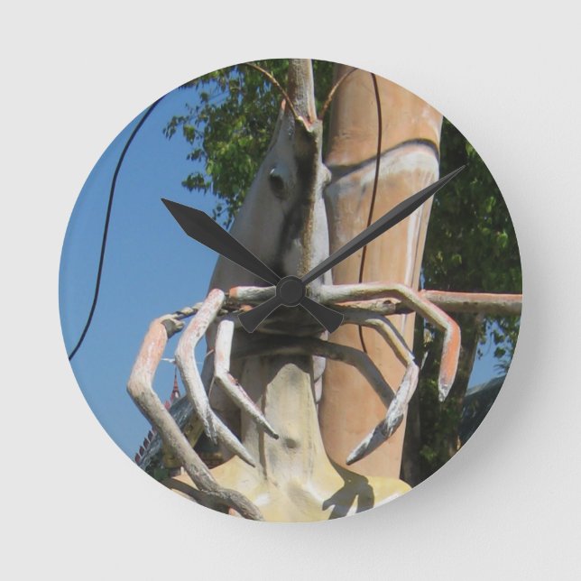Mr Crustacean AKA Lobster Head ... Buddhist Hell Round Clock (Front)