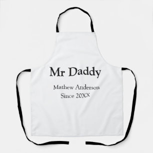 Mr Daddy since add year name parents father name g Apron
