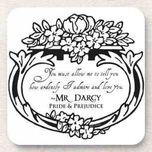 Mr Darcy Loves and Admires Coaster
