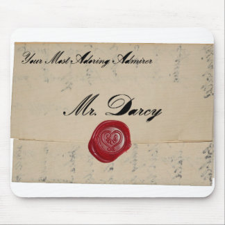 Mr Darcy Regency Love Letter Mousepad