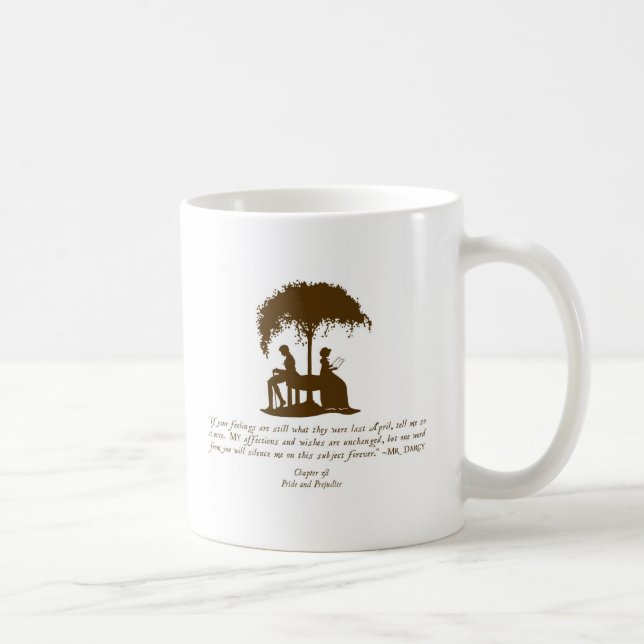 Mr Darcy's Proposal Coffee Mug (Right)