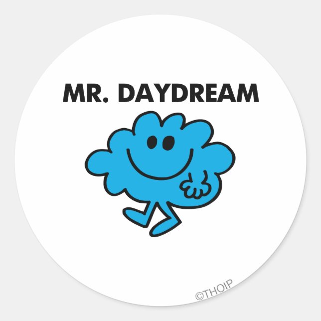 Mr. Daydream Classic Pose Round Sticker (Front)