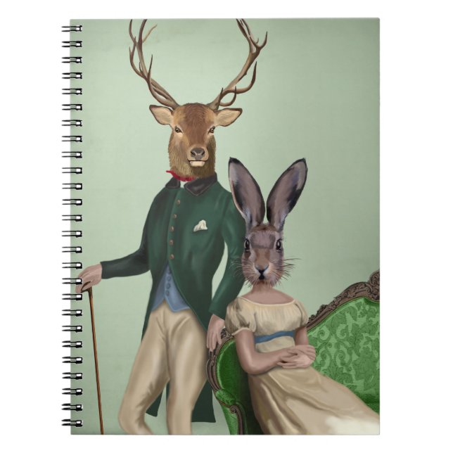 Mr Deer and Mrs Rabbit 2 Notebook (Front)