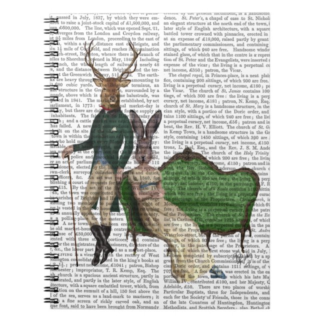 Mr Deer and Mrs Rabbit Notebook (Front)