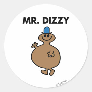 Mr. Dizzy   Classic Pose Classic Round Sticker