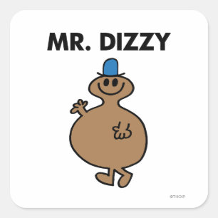 Mr. Dizzy   Classic Pose Square Sticker