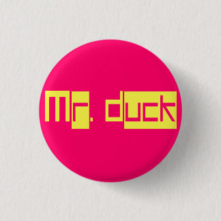 Mr. Duck Mini-pin 3 Cm Round Badge