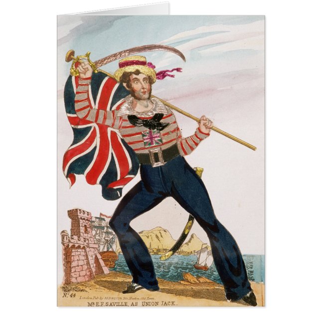 Mr E.F. Saville as 'Union Jack (Front)