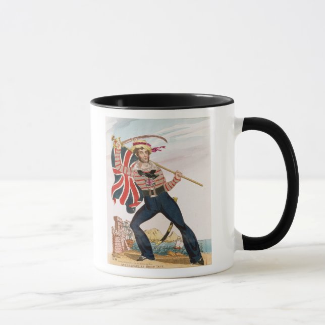 Mr E.F. Saville as 'Union Jack Mug (Right)