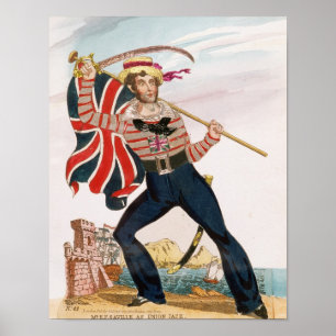 Mr E.F. Saville as 'Union Jack Poster