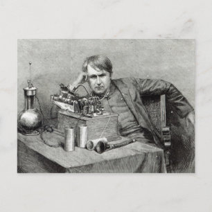 Mr.Edison's New Phonograph Postcard