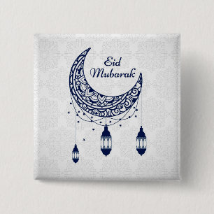 Mr. Eid Mubarak 15 Cm Square Badge