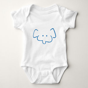 Mr Elephant Baby Bodysuit