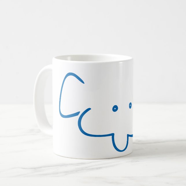 Mr Elephant Coffee Mug (Front Left)