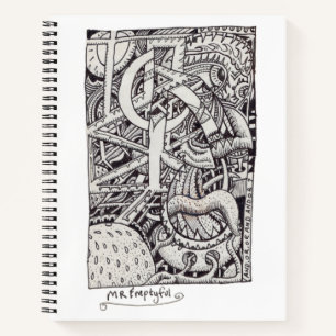 Mr Emptyful, Ink Drawing Notebook