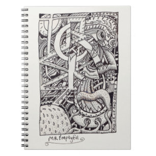 Mr Emptyful, Ink drawing Notebook