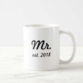Mr. est 2018 Mug Just Married