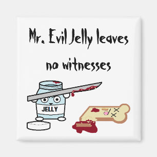 Mr. Evil Jelly Magnet