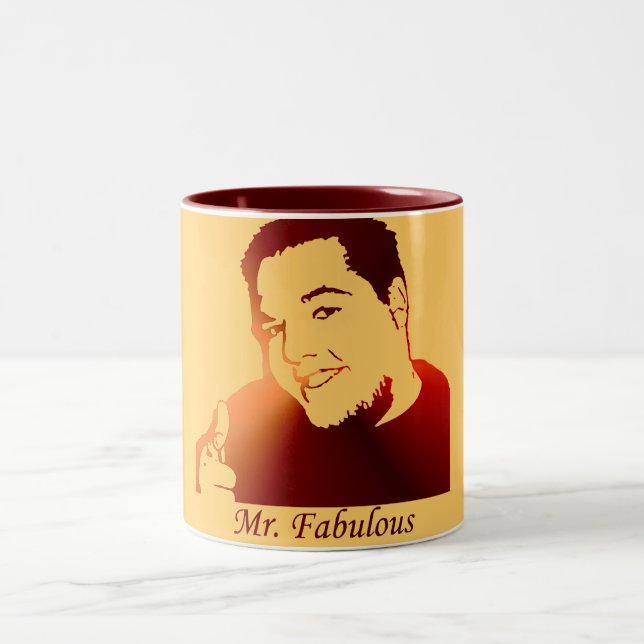 Mr. Fabulous Two-Tone Coffee Mug (Center)