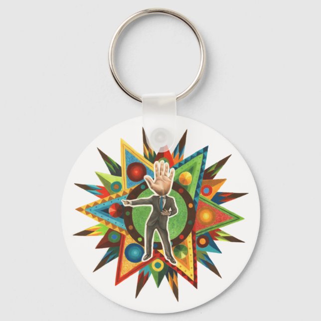 "Mr. Facepalm" Keychain (Front)