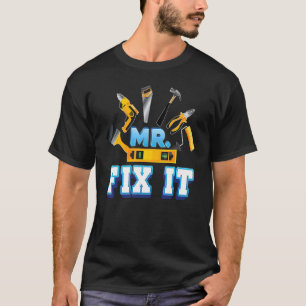 Mr Fix It Break Matching Son & Father Day Dad Papa T-Shirt