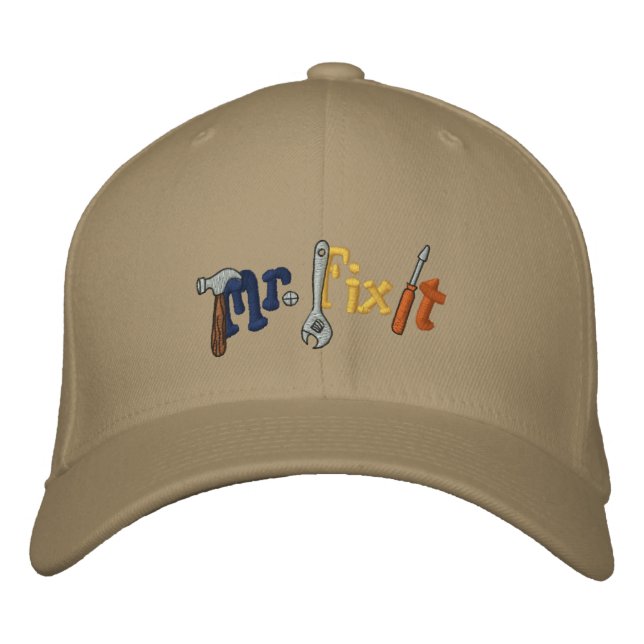 Mr Fix It Embroidered Hat (Front)