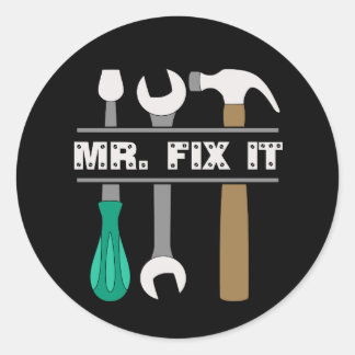 Mr. Fix It Mens Tools Sticker